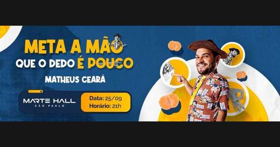 Matheus Ceará Em "Meta A Mão Que O Dedo É Pouco”