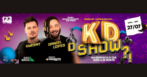 Kd O Show - Stand-Up + Improvisação
