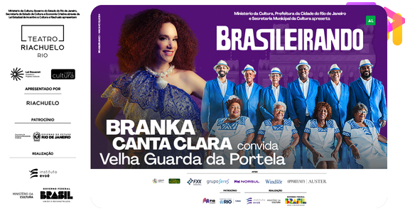 "Branka Canta Clara" Convida Velha Guarda Da Portela