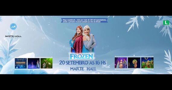 Frozen " Uma Aventura Congelante No Teatro"