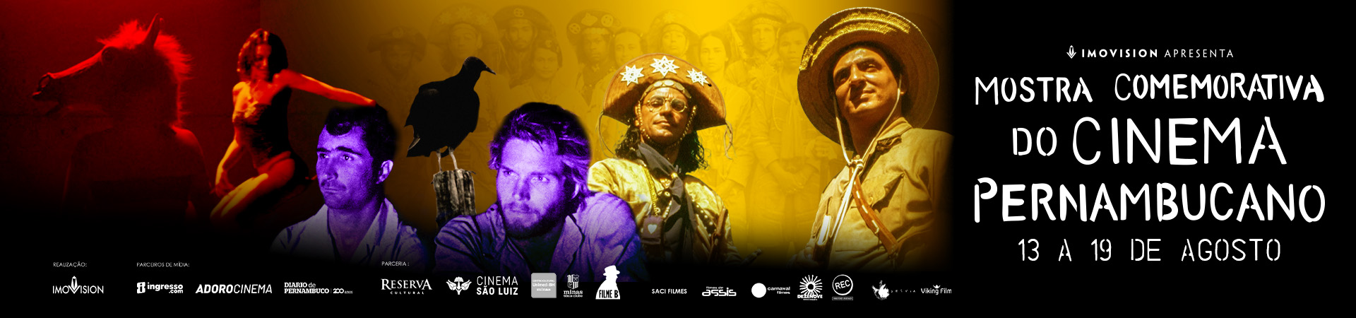 Patrocinadores, copatrocínios, apoios institucionais, de mídia e culturais, distribuição, promoção, realização