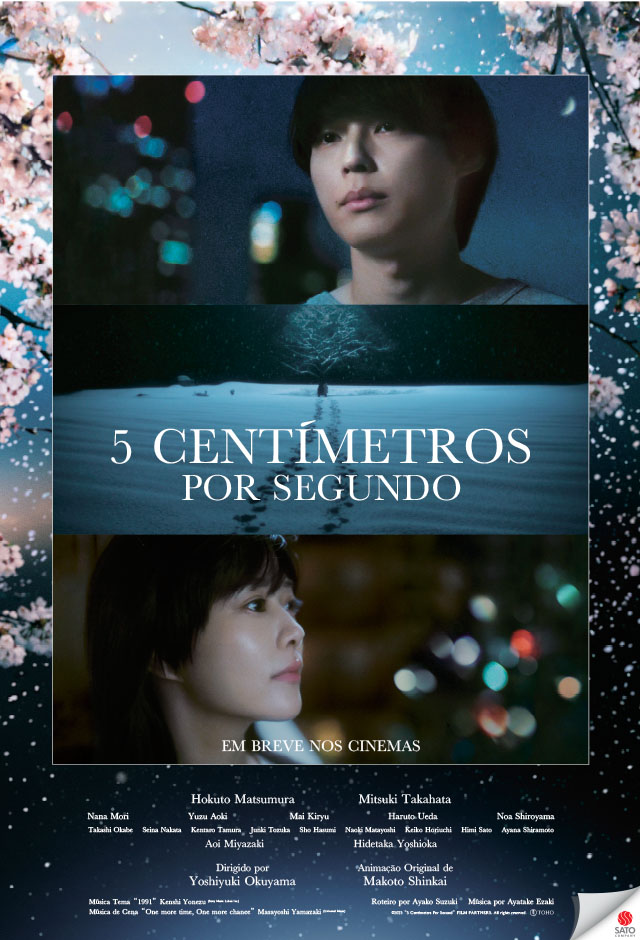 Filme: 5 Centímetros por Segundo - Live Action