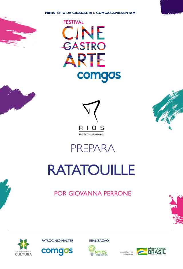 Filme: Rios Restaurante Prepara Ratatouille