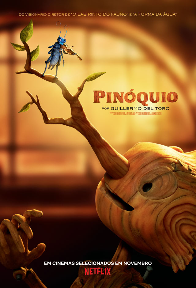 Filme: Pinóquio por Guillermo del Toro