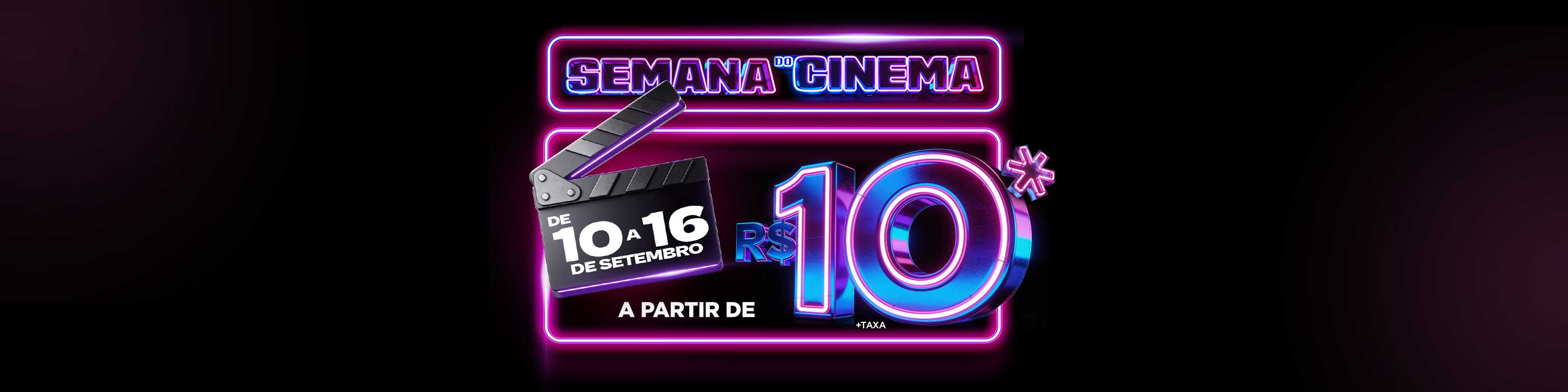 Imagem do destaque do Semana do cinema 2026