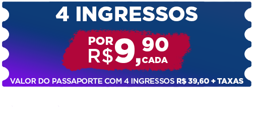 São 5 Ingressos por um precinho irresistível