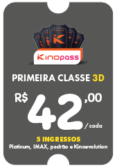 Primeira Classe 3D - R$ 42,00 Cada Ingresso