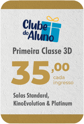 Passaporte Clube do Aluno Primeira Classe 3D - R$ 175,00