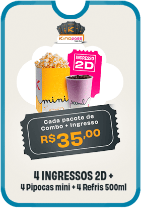 Kinopass POP 2D – Quarteto Fantástico - R$ 35,00 Cada Ingresso
