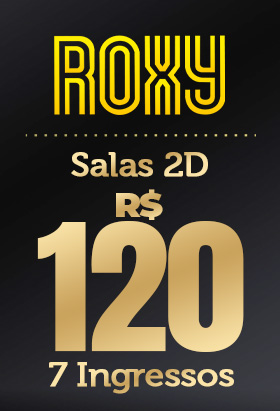 Cine Roxy Star - 7 ingressos por 120 reais