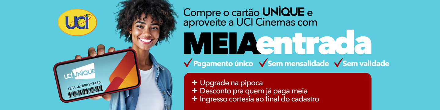 Imagem de fundo do UCI Unique benefícios únicos para quem curte cinema -  Seu cartão UNIQUE, agora na versão digital