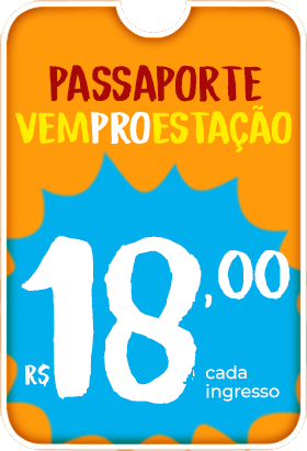 Passaporte Vem Pro Estação - R$ 18,00 Cada Ingresso