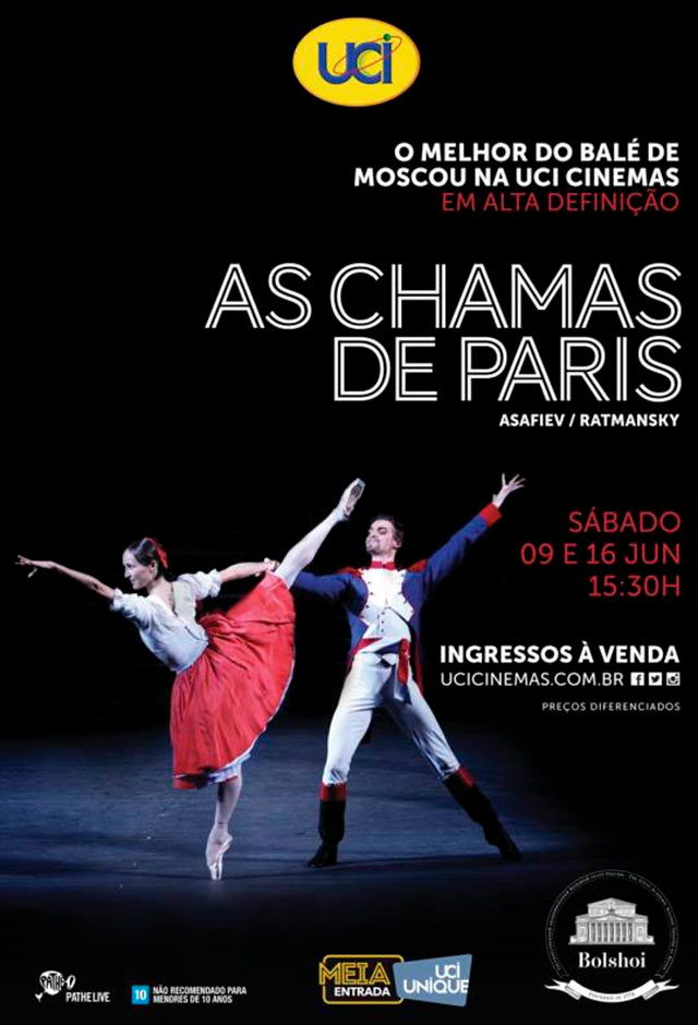 Ballet Bolshoi: As chamas de Paris