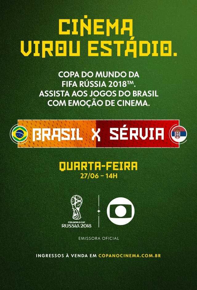 Rússia 2018: Brasil X Sérvia