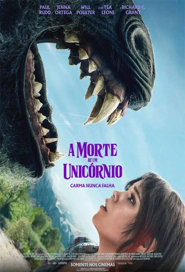 poster filme a morte de um unicornio
