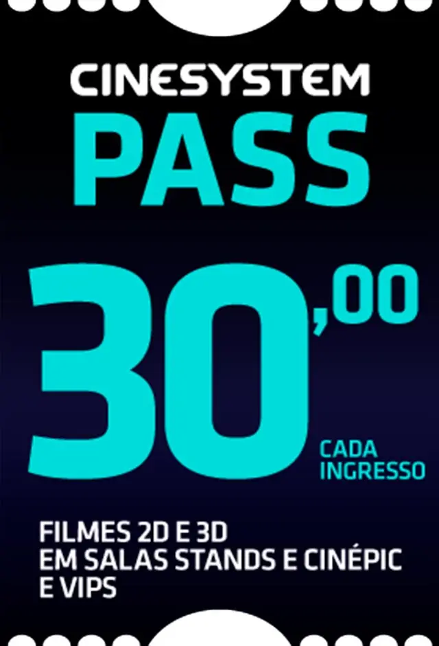 banner do filme CINESYSTEM - Cinesystem Pass Plus