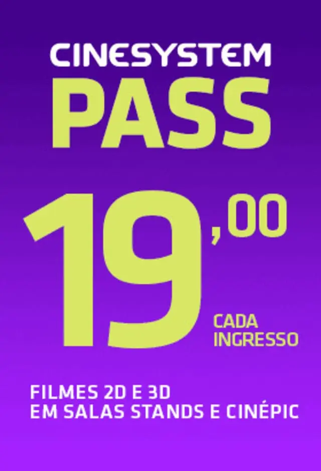 banner do filme Cinesystem Pass - 31/12/2026