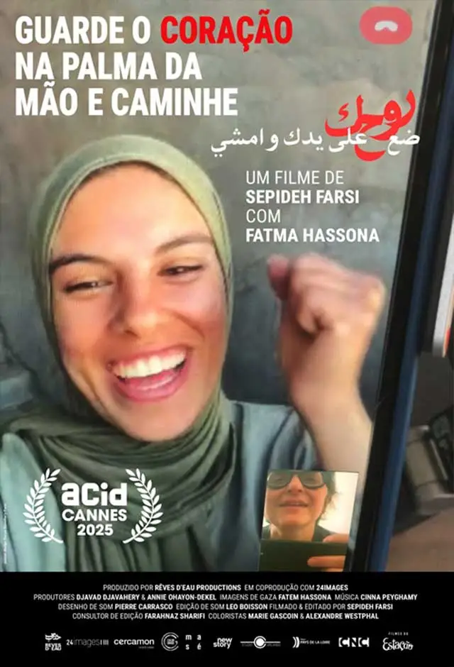 Cartaz do Filme Guarde O Coração Na Palma Da Mão E Caminhe