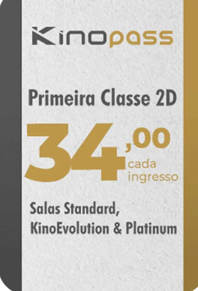 banner do filme KINOPLEX - Kinopass - Primeira Classe