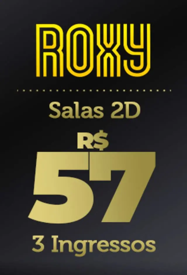 banner do filme Passaporte Roxy 92 anos - 3 ingressos