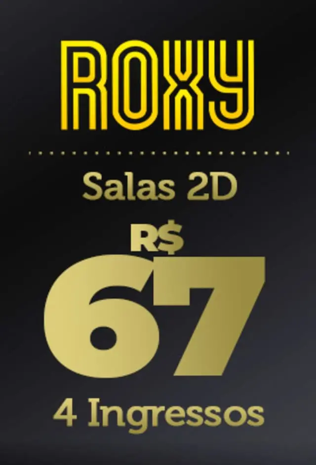 banner do filme Passaporte Roxy 92 anos - 4 ingressos