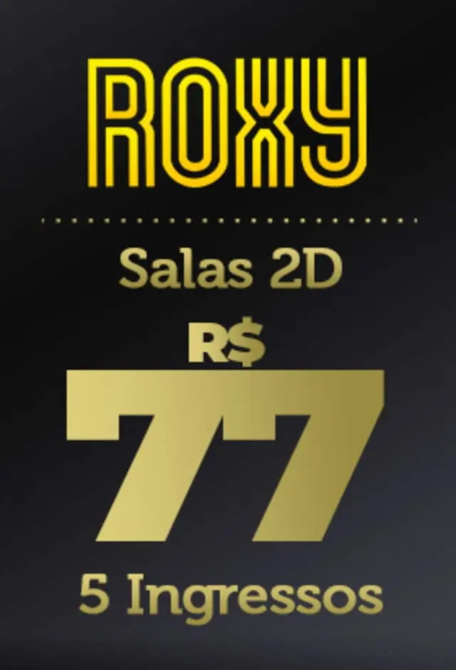 banner do filme Passaporte Roxy 92 anos - 5 ingressos