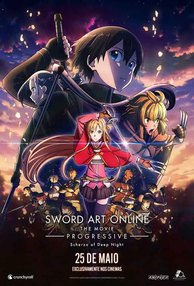 Cartaz do filme: Sword Art Online The Movie – Progressive – Scherzo of Deep  Night
