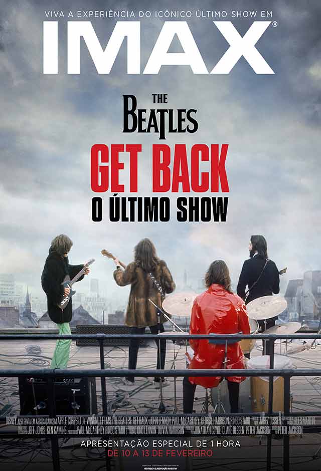 Sobre o filme The Beatles Get Back: O Último Show - Ingresso.com