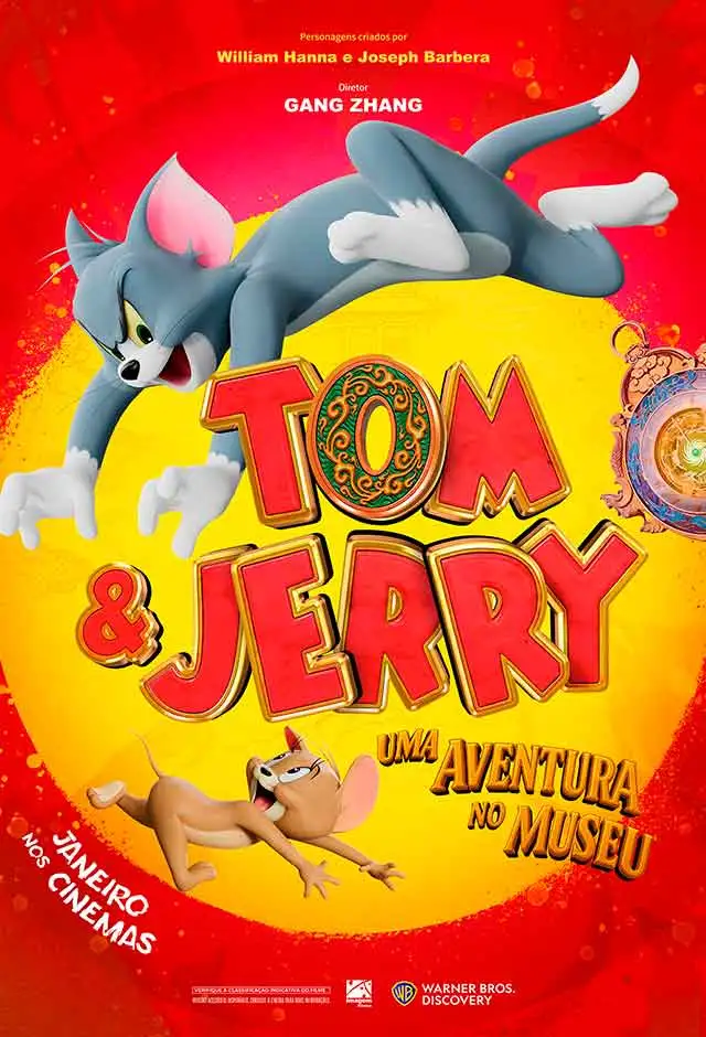 banner do filme Tom & Jerry: Uma Aventura No Museu