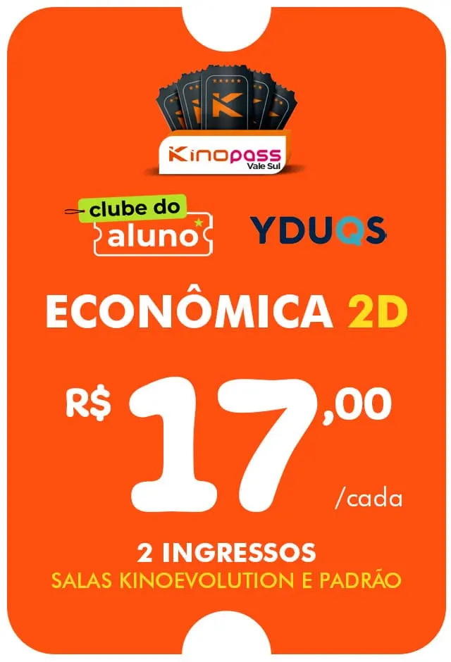 banner do filme Vale Sul - Clube do Aluno - Classe Econômica - 31/12/2026