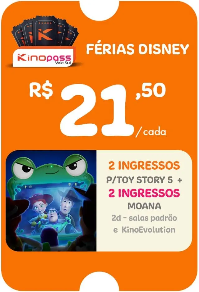 banner do filme Vale Sul - Kinopass Férias Disney