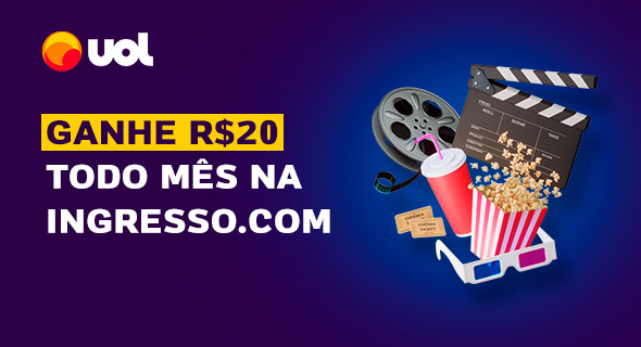 Banner da promoção Clube UOL: Receba R$ 20