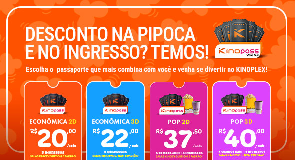 Banner da promoção Kinopass Vale Sul