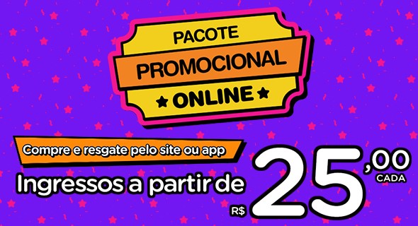 Banner da promoção Pacote Promocional Online Cine Show