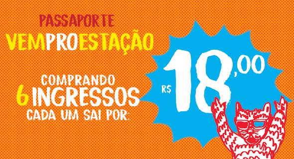 Banner da promoção Passaporte Vem pro Estação