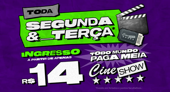 Banner da promoção Todos pagam meia