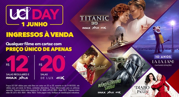 Banner da promoção UCI DAY - 1 de Junho