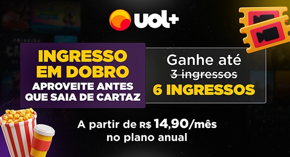Banner da promoção UOL+: Ingresso em Dobro