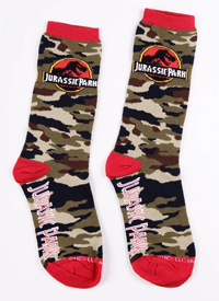 Imagem Meia Cano Alto Jurassic Park Camuflado