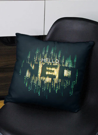 Imagem Almofada Matrix Hello Neo