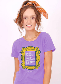 Imagem Camiseta Friends Moldura Nomes